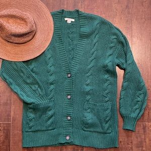 American Eagle Cable Cardigan